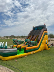 Dinosaur Water Slide Dual Lane