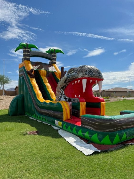 Snake Mouth Escape Water Slide