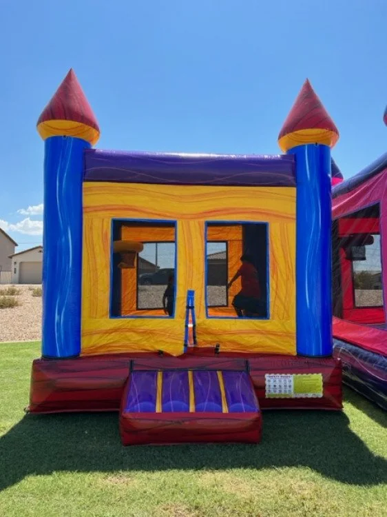 neutral colors bounce house rentals